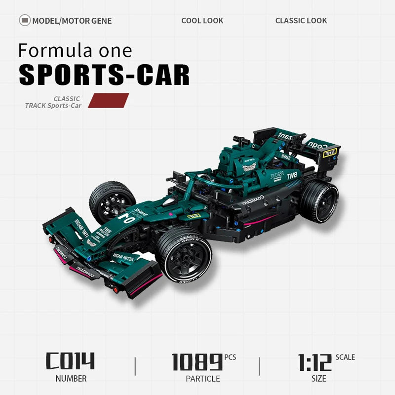 High-tech Building Blocks F1 Formula 1 Remote Control Super Racing Car Moc Bricks RC Technical Model Toy