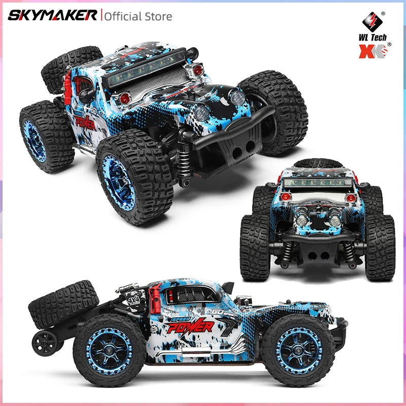 WLtoys 1/28 RC Car 284010 284161 4WD Drive Off-Road 2.4G 30KM/H High Speed Alloy Car 1:28 Rally Racing CarToys