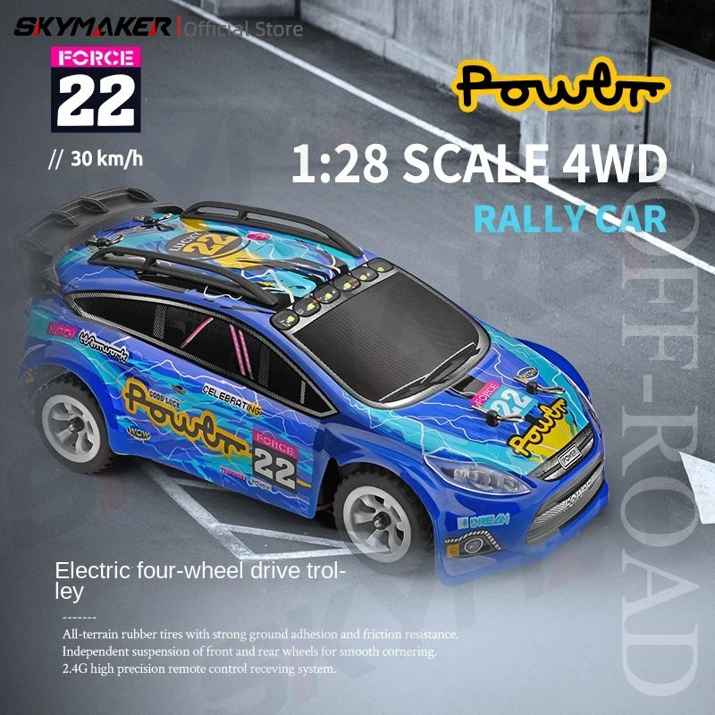 WLtoys 1/28 RC Car 284010 284161 4WD Drive Off-Road 2.4G 30KM/H High Speed Alloy Car 1:28 Rally Racing CarToys