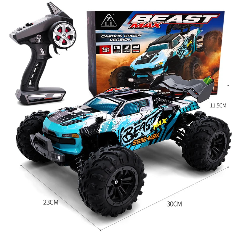 SG116MAX 80KM/H High Speed RC Car Brushless 4WD Off-Road Drift Remote Control Car 1:16 Professional Racing Cars