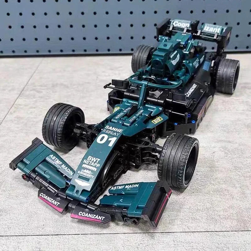 High-tech Building Blocks F1 Formula 1 Remote Control Super Racing Car Moc Bricks RC Technical Model Toy