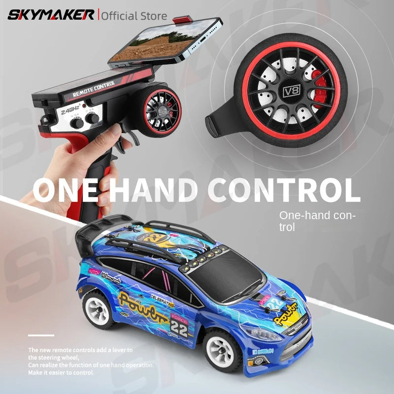 WLtoys 1/28 RC Car 284010 284161 4WD Drive Off-Road 2.4G 30KM/H High Speed Alloy Car 1:28 Rally Racing CarToys