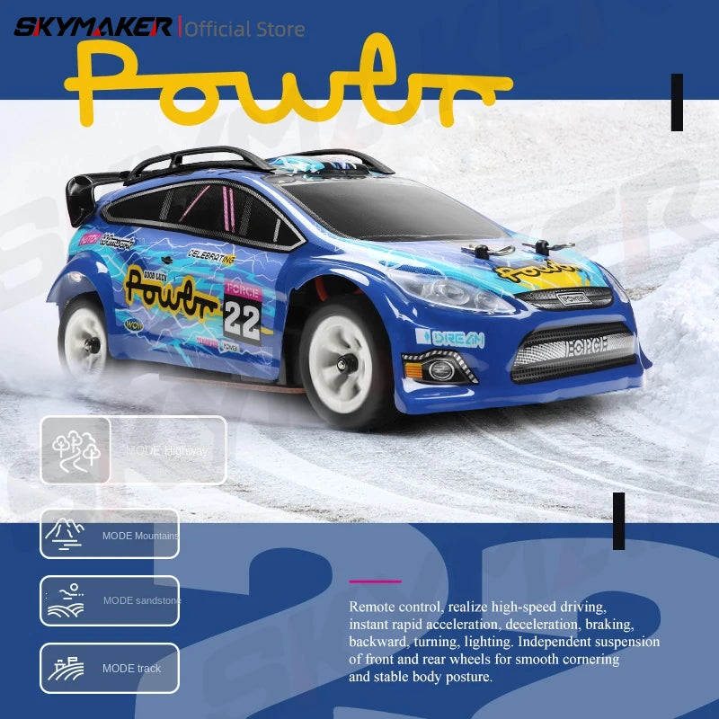 WLtoys 1/28 RC Car 284010 284161 4WD Drive Off-Road 2.4G 30KM/H High Speed Alloy Car 1:28 Rally Racing CarToys